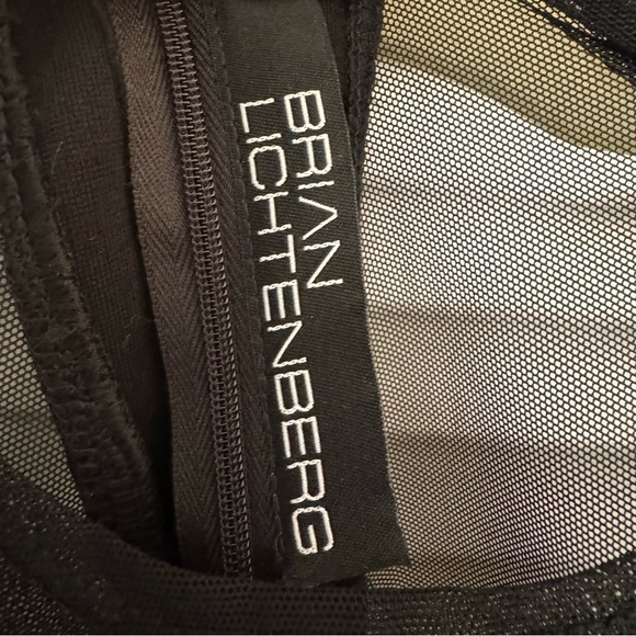 Brian Lichtenberg Freakum Side Spilt Mesh Bodycon Dress - Picture 6 of 8